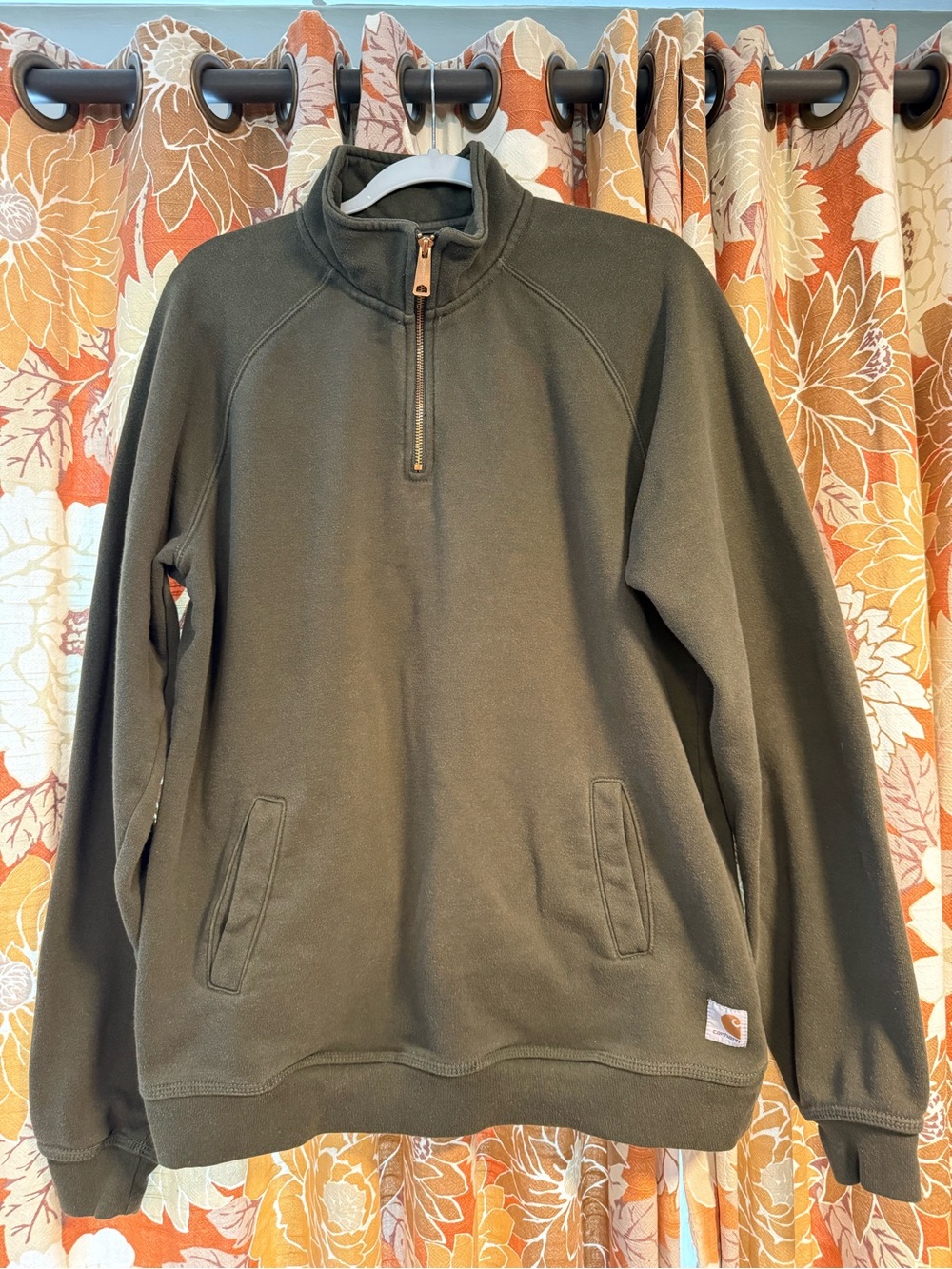 Carhartt Men's Size Large Tall Quarter Zip